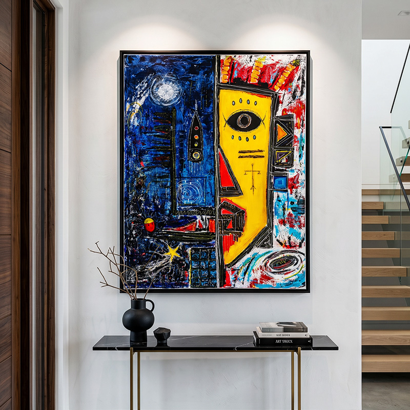 Tableau The World is mine - serie BigEyes - Fabien Valour